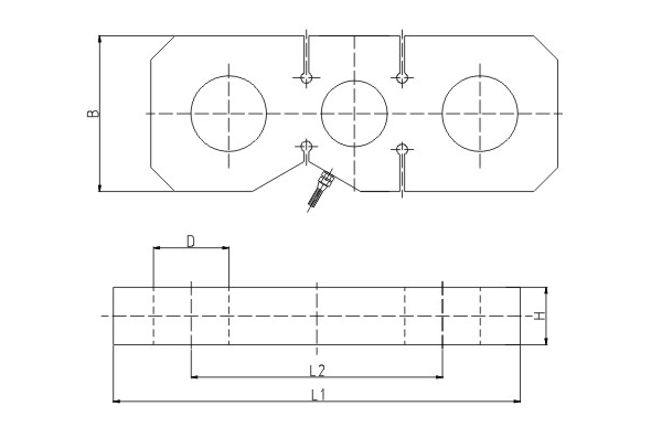 柯力BHS5-10t荔枝视频在线观看免费高清视频产品尺寸示意图